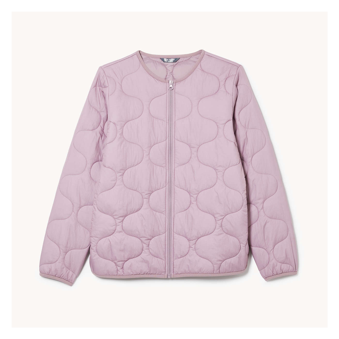 Quilted jacket pink hotsell